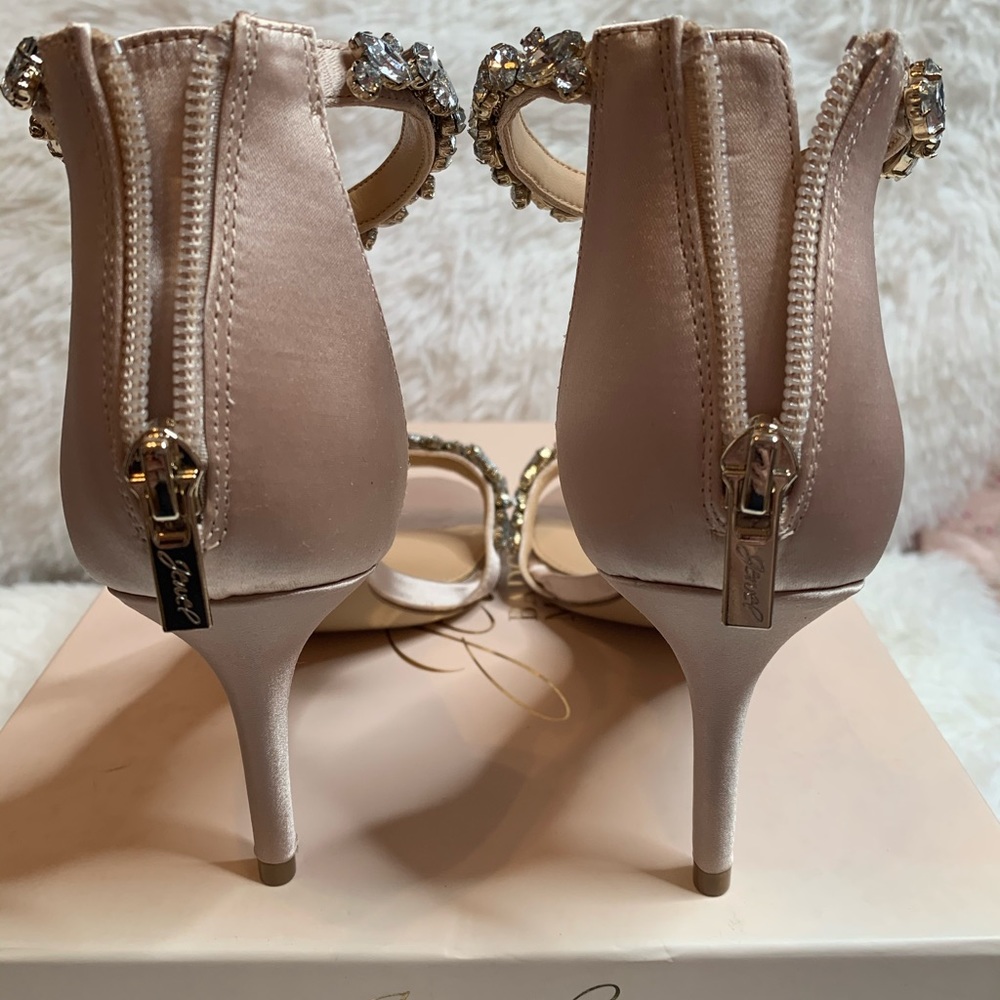 Jewel Badgley Mischka Caroline Sandal Size 5.5 - Picture 7 of 8